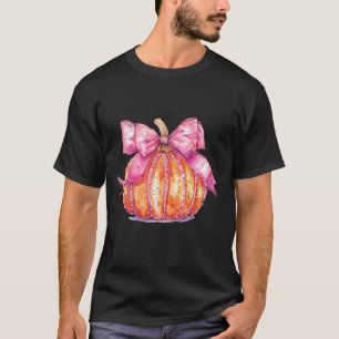 Camiseta Arco de Abóbora Coqueta Bola de Disco Bonita Hallo