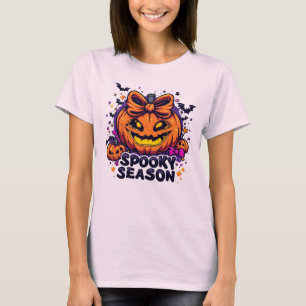 Camiseta Arco de Abóbora da Temporada Assustadora