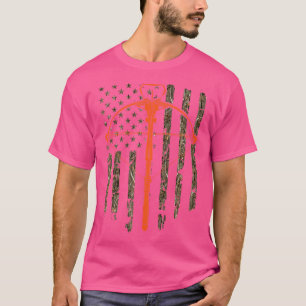 Camiseta Arco de Arqueação Crossbow Caça à Bandeira America