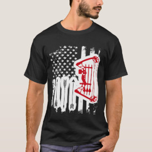 Camiseta Arco de Arranjo Bandeira Americana Legal Usa Patri