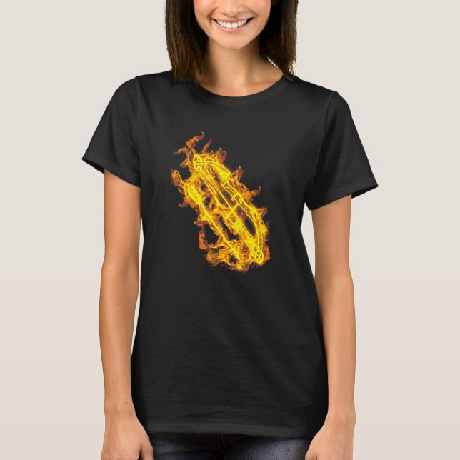 Camiseta Arco De Arrasto De Fogo E Arqueiro De Seta (Frente)
