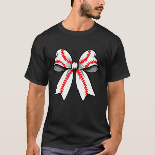Camiseta Arco de beisebol Coquette Engraçado Dia de Beisebo