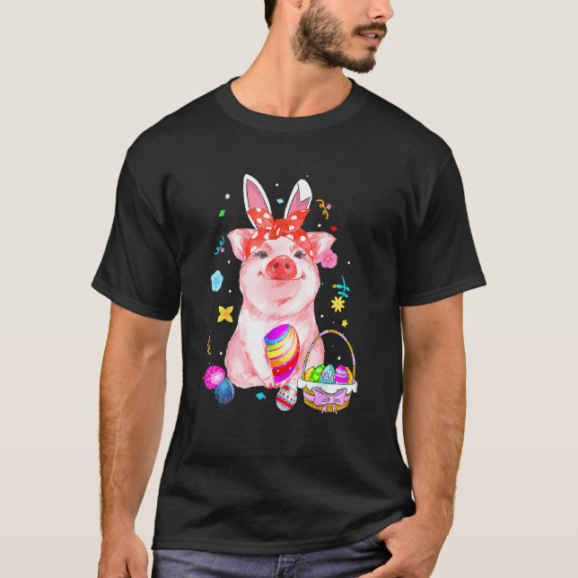 Camiseta Arco de coelho de pingos de Primavera de pingos de (Frente)