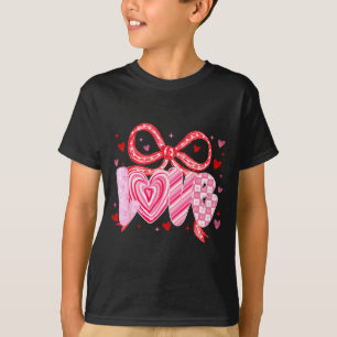 Camiseta Arco de Coquete Amor Corações de Leopardo Dia dos 