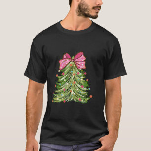 Camiseta Arco de Coquetê Bonito Natal Árvore Natal Natal Mu
