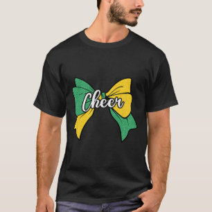Camiseta Arco de Coquete Cheerleader Verde Amarelo Cheer