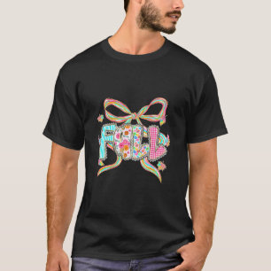 Camiseta Arco de Coquete Fall Outono de Ação de Graças Abób