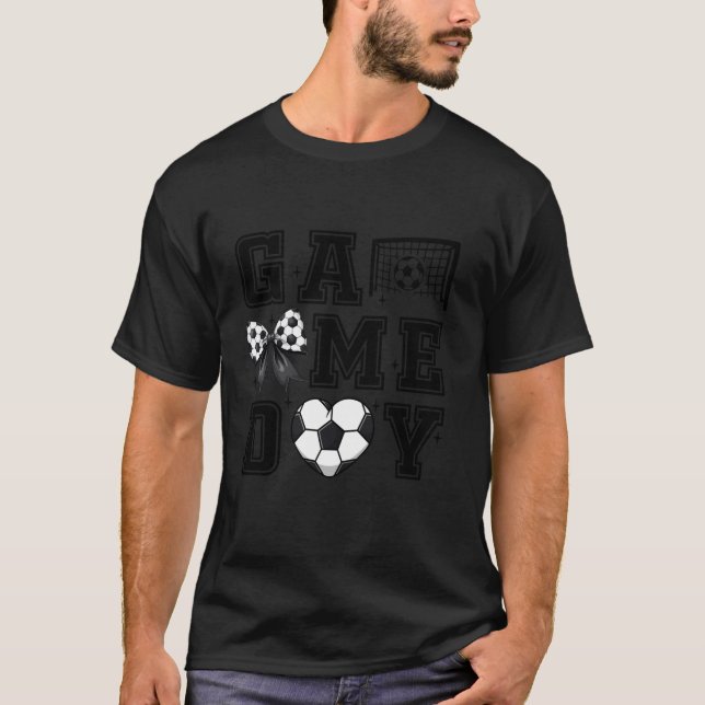 Camiseta Arco de Coquetel com  de Futebol Gameday Saúde Mãe (Frente)