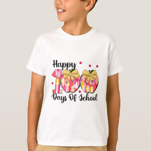 Camiseta Arco De Coquetes 100 Dias De Menina De Lápis De Ma