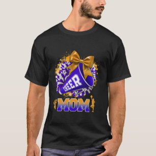 Camiseta Arco de Coquetes Azul Pom Pom Megaphone Dourado da
