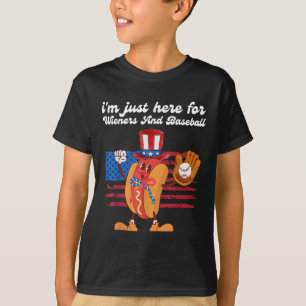 Camiseta Arco de Coquetes de Cachorro Quente com Emulentes