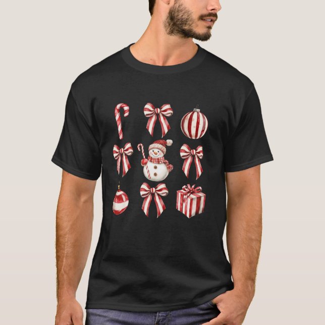 Camiseta Arco de coquetes de canas retrorreflectores, bonit (Frente)