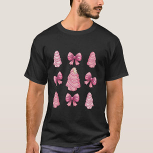 Camiseta Arco de Coquetes de Trendê de Bolo de Árvore de Na