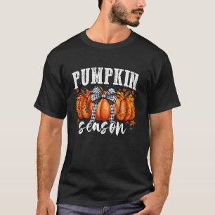 Camiseta Arco de Coquette Pumpkin Fall Pumpkin Thanksdem