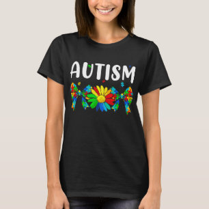 Camiseta Arco de Cóquio de Autismo Quebra-cabeça de Girasso