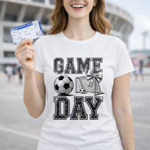 Camiseta Arco de Glitter para Dia de Jogo de Futebol