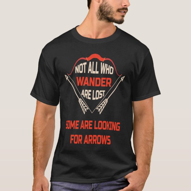 Camiseta Arco De Jogo De Arquearia & Flecha Caça Arqueiro D (Frente)