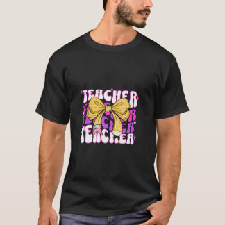 Camiseta Arco de Lápis de Professora, Coquete de Menina Bon