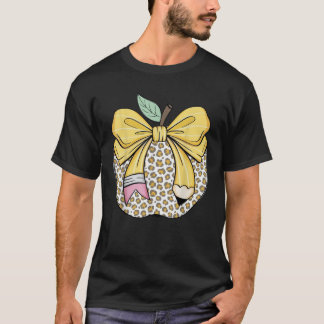 Camiseta Arco De Lápis E Professora De Apple