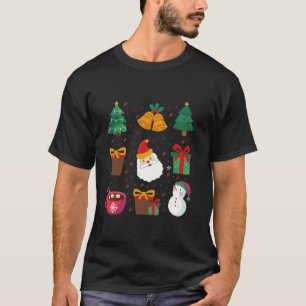 Camiseta Arco de Natal Papais noeis Xmas Tree Candy Cane