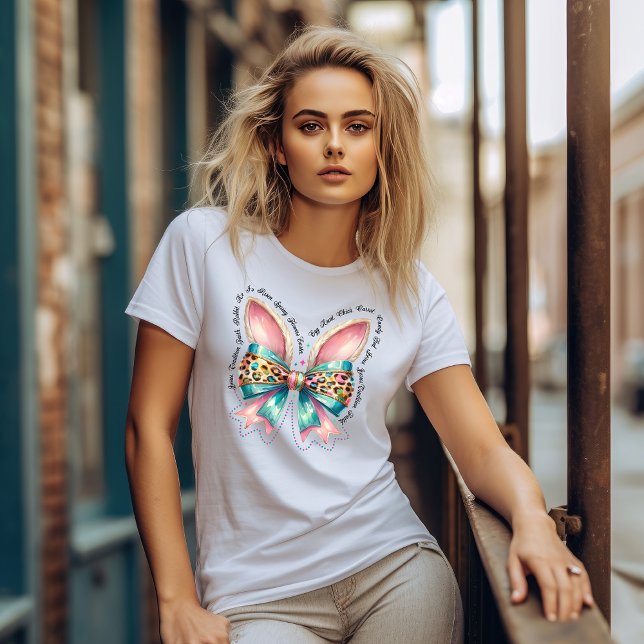 Camiseta Arco de Páscoa com Orelhas de Coelho (Criador carregado)