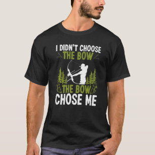 Camiseta Arco de pesca O Bowe Me Escolheu Barqueiro de Arco