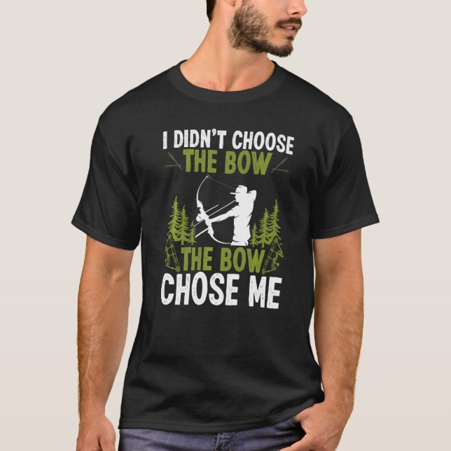 Camiseta Arco de pesca O Bowe Me Escolheu Barqueiro de Arco (Frente)