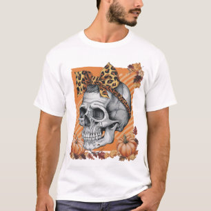Camiseta Arco de queda de crânio Halloween