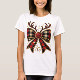 Camiseta Arco de Reindeer de Natal