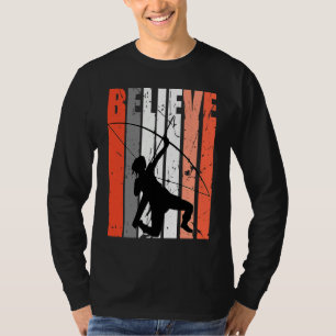 Camiseta Arco de Retro Acredite Arquear Arqueiro Flecha Lar
