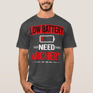 Camiseta Arco de Setas de Arqueiro com Baixa Bateria
