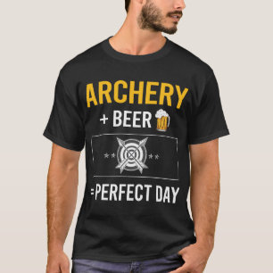 Camiseta Arco de Setas de Arqueiro do Beer Day Archery