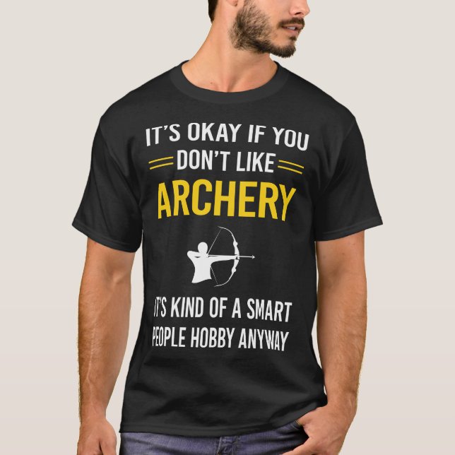 Camiseta Arco de Setas de Arqueiro do Smart Pessoas Archery (Frente)