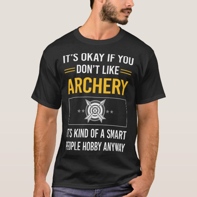 Camiseta Arco de Setas de Arqueiro do Smart Pessoas Archery (Frente)