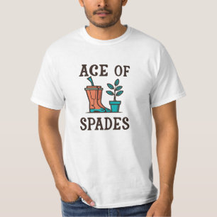 Camiseta Arco de Spades, plantas de jardinagem engraçadas