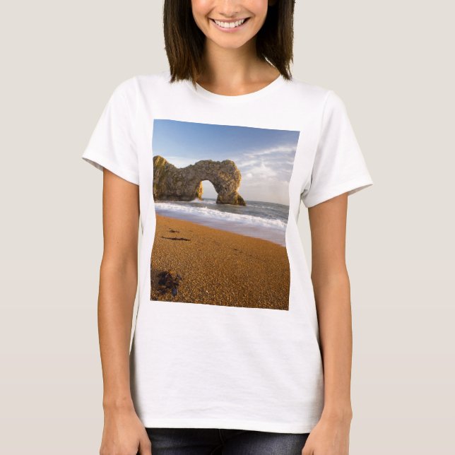 Camiseta Arco Dorset Inglaterra da rocha da porta de Durdle (Frente)