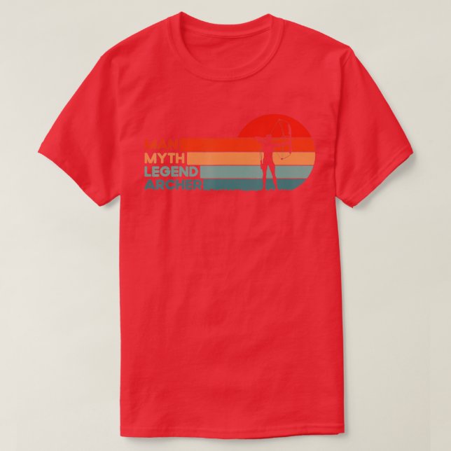 Camiseta Arco e Arqueiro de Caça a Caça a Caça (Frente do Design)