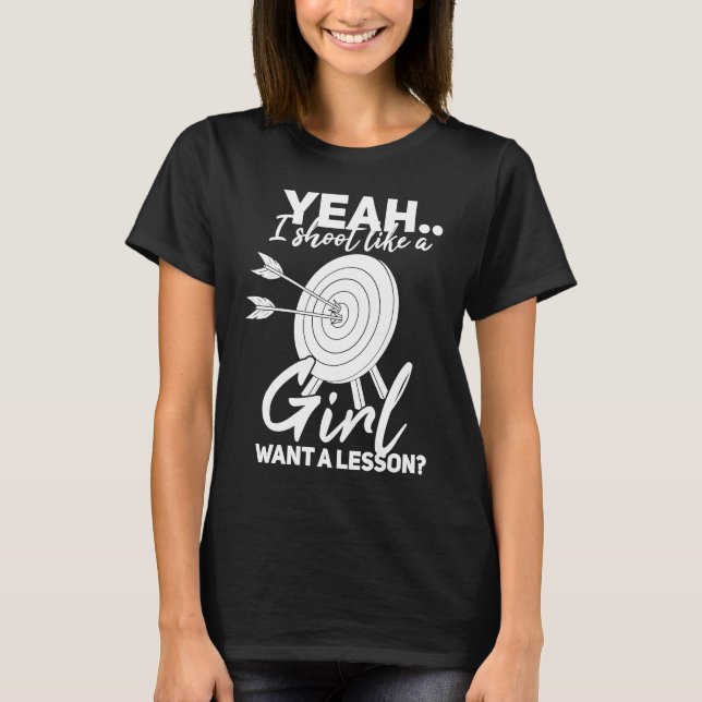 Camiseta Arco e caça a setas de Archery Girl (Frente)