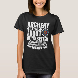 Camiseta Arco Engraçado Caçando Tee