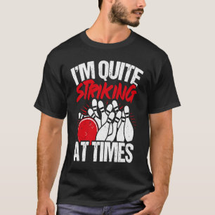 Camiseta Arco Fanática da Boliche bola de boliche Pin Bowle