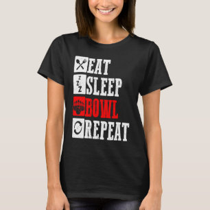 Camiseta Arco Fanática da Boliche bola de boliche Pin Bowle