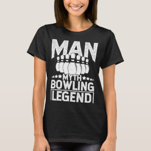 Camiseta Arco Fanática da Boliche bola de boliche Pin Bowle