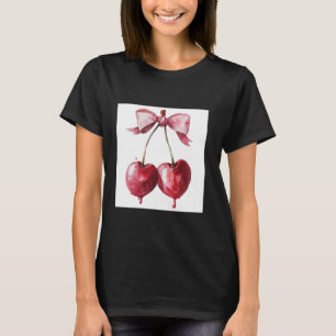 Camiseta Arco feminino em coqueta de Watercolor, cor-de-ros