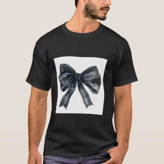 Camiseta Arco feminino em coqueta de Watercolor preto estét