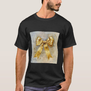 Camiseta Arco feminino em ouro estético coquetel de Waterco