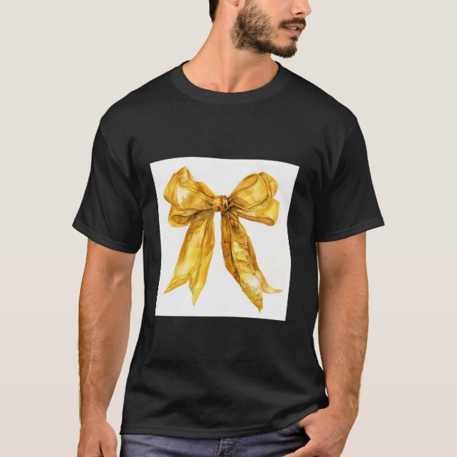 Camiseta Arco feminino em ouro estético coquetel de Waterco (Frente)