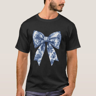 Camiseta Arco Floral Azul Chinoiserie Natal Gir