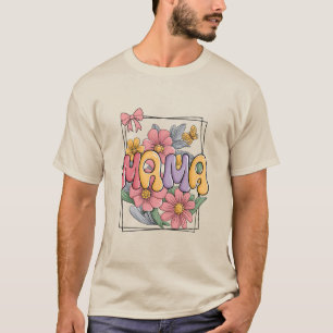 Camiseta Arco Floral Mama Coquette