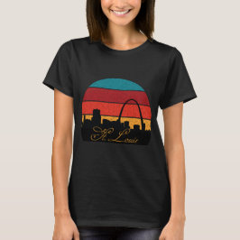 Camiseta Arco Gateway Saint Louis Viagem Retro