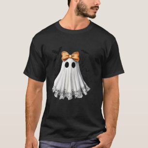 Camiseta Arco Ghost Coquette Ghost Ghost Spooky Hallowee